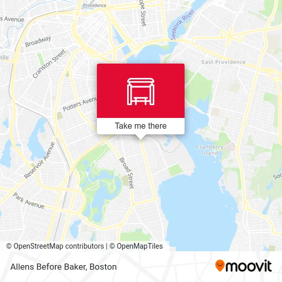 Allens Before Baker map