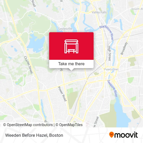 Weeden Before Hazel map