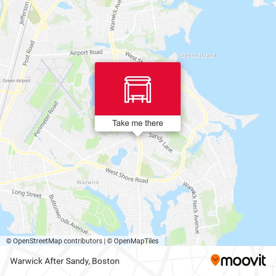 Warwick After Sandy map