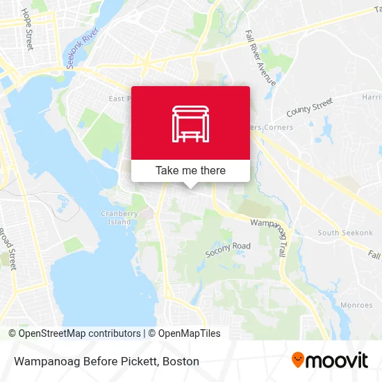 Wampanoag Before Pickett map