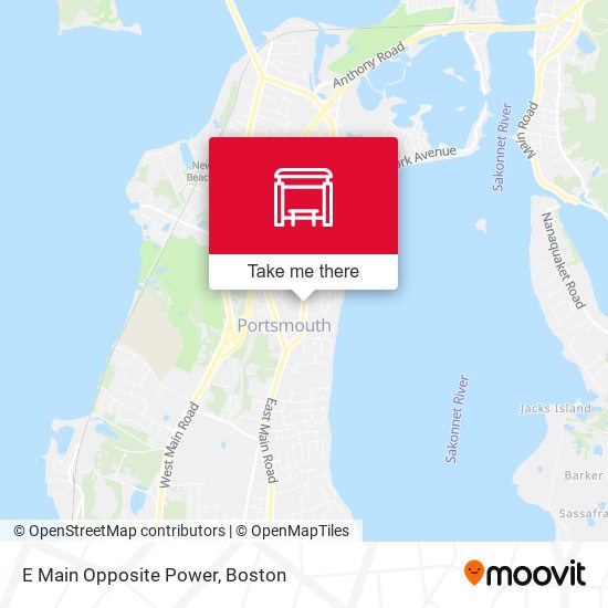 Mapa de E Main Opposite Power