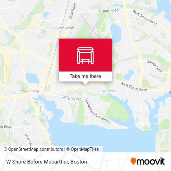 W Shore Before Macarthur map