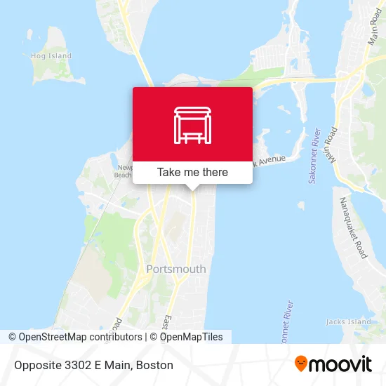 Opposite 3302 E Main map