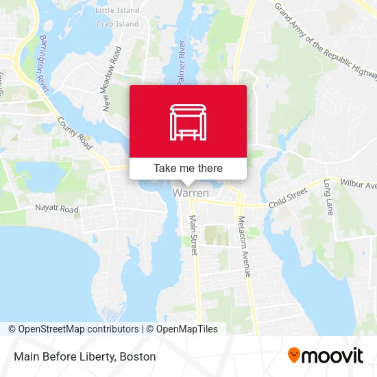 Main Before Liberty map