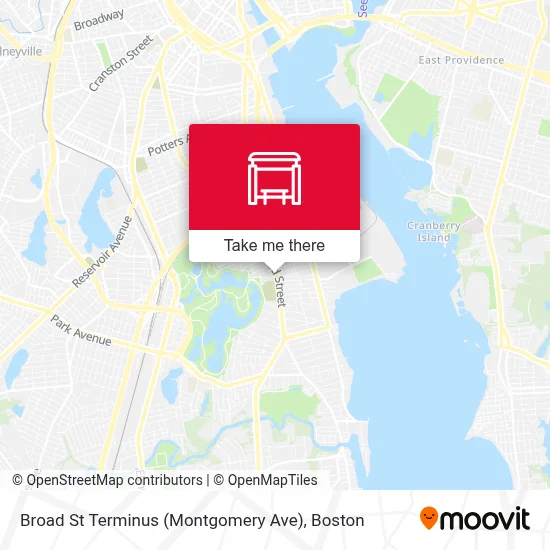 Broad St Terminus (Montgomery Ave) map