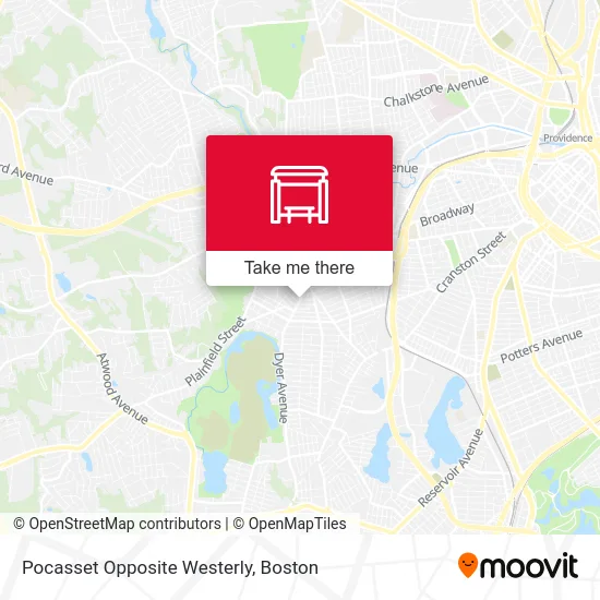 Pocasset Opposite Westerly map