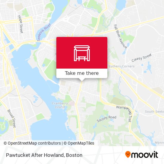 Pawtucket After Howland map