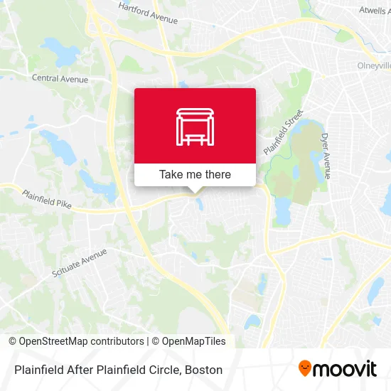 Plainfield After Plainfield Circle map