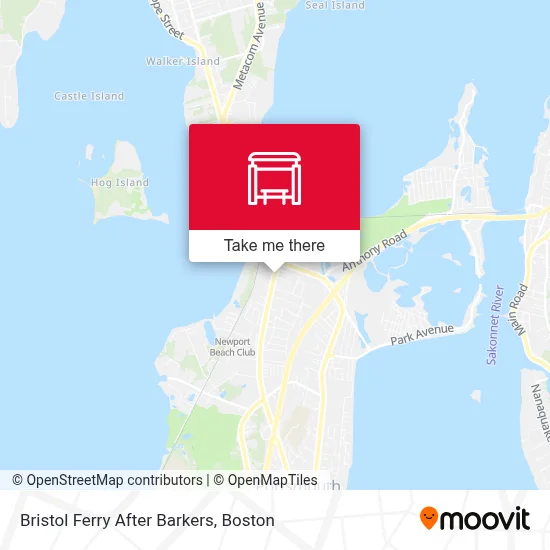Bristol Ferry After Barkers map