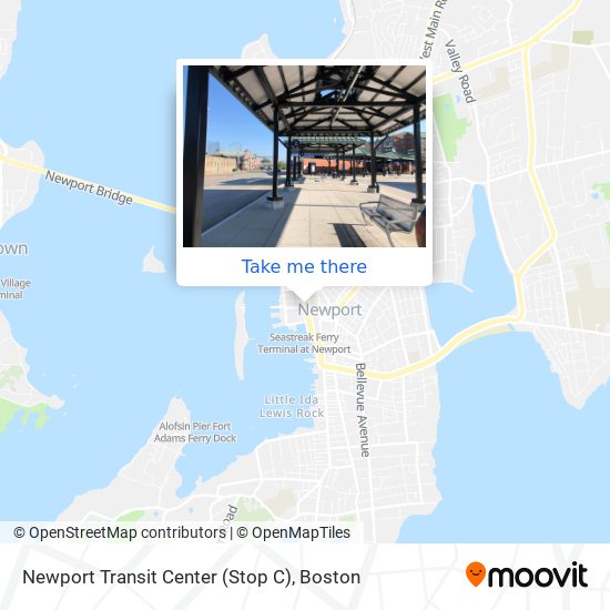 Mapa de Newport Transit Center (Stop C)