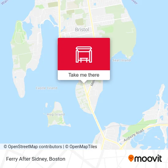 Ferry After Sidney map