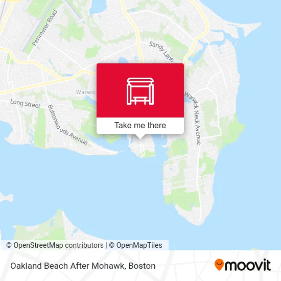 Oakland Beach After Mohawk map