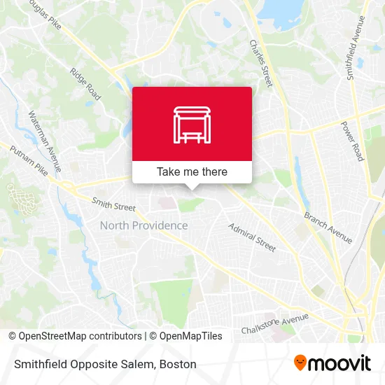 Smithfield Opposite Salem map