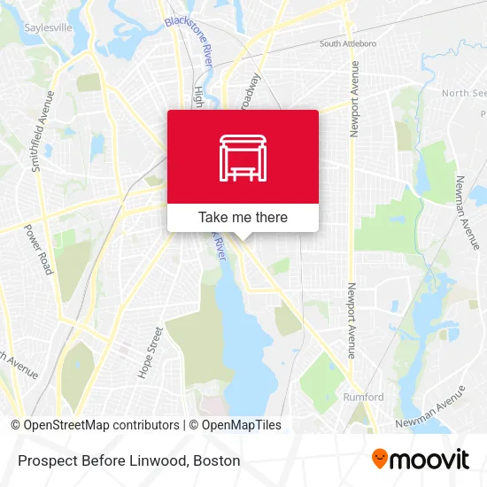 Prospect Before Linwood map