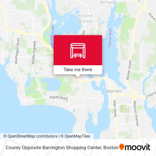 County Opposite Barrington Shopping Center map