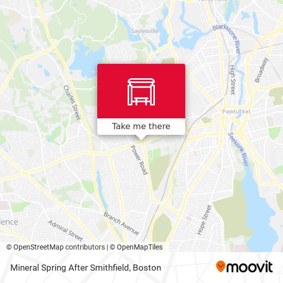Mapa de Mineral Spring After Smithfield