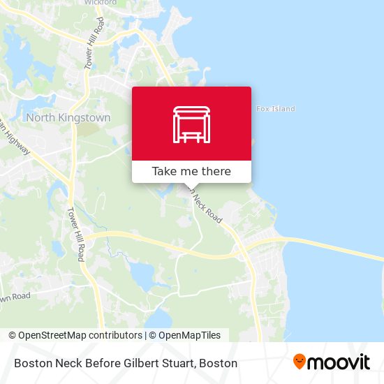 Boston Neck Before Gilbert Stuart map