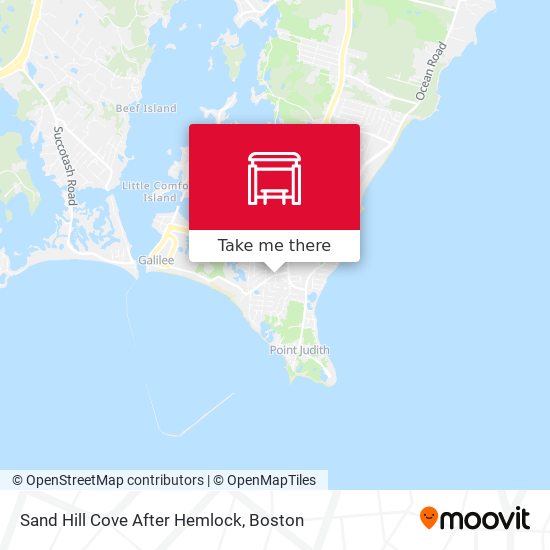 Mapa de Sand Hill Cove After Hemlock