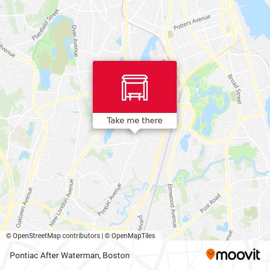 Mapa de Pontiac After Waterman