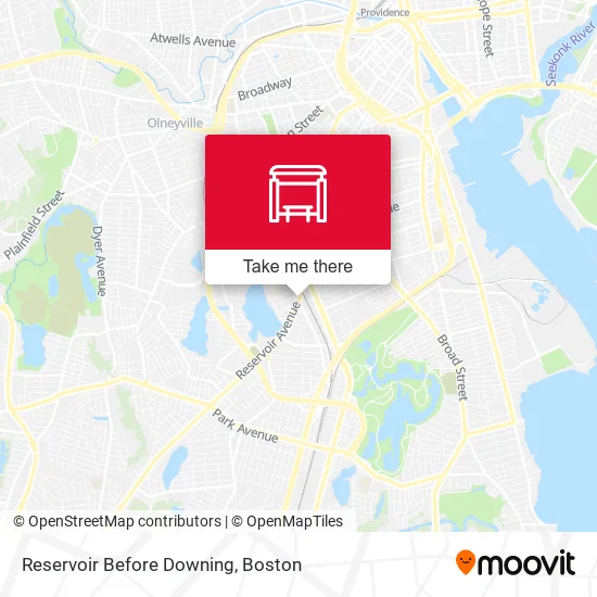 Reservoir Before Downing map