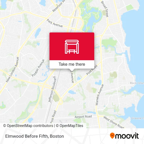 Elmwood Before Fifth map