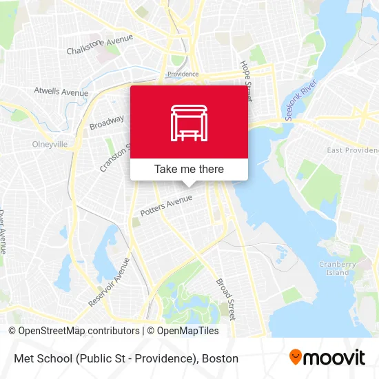 Met School (Public St - Providence) map