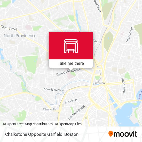 Mapa de Chalkstone Opposite Garfield