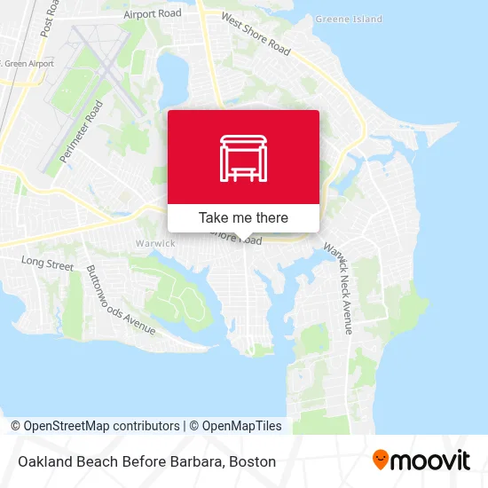 Oakland Beach Before Barbara map