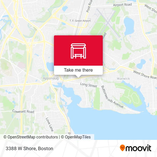 Mapa de 3388 W Shore