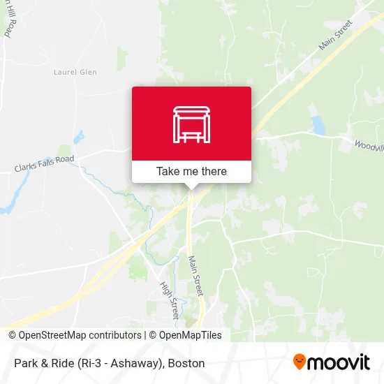 Park & Ride (Ri-3 - Ashaway) map