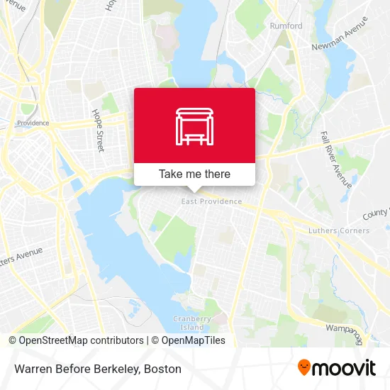 Warren Before Berkeley map