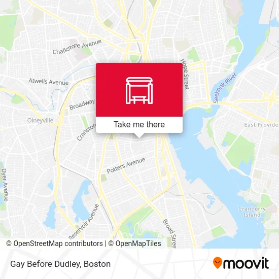Gay Before Dudley map