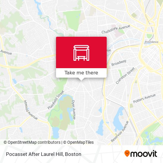 Pocasset After Laurel Hill map