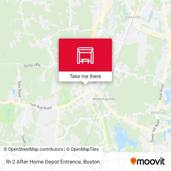 Ri-2 After Home Depot Entrance map