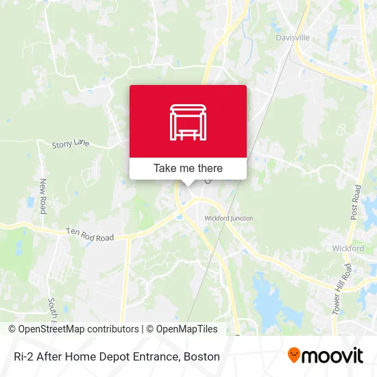 Ri-2 After Home Depot Entrance map