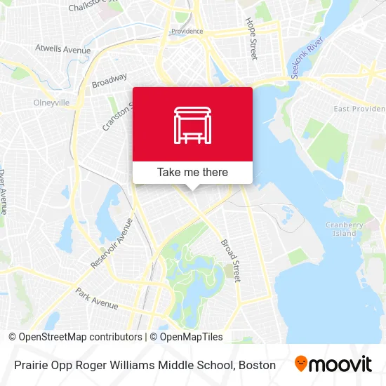 Prairie Opp Roger Williams Middle School map