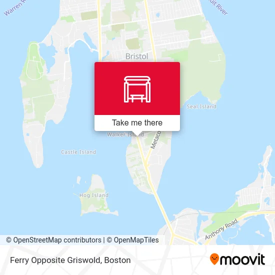 Ferry Opposite Griswold map
