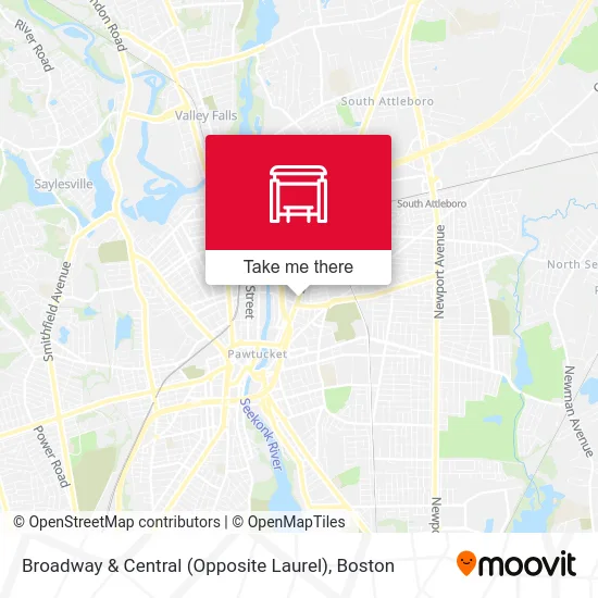 Broadway & Central (Opposite Laurel) map