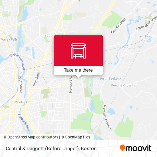 Central & Daggett (Before Draper) map