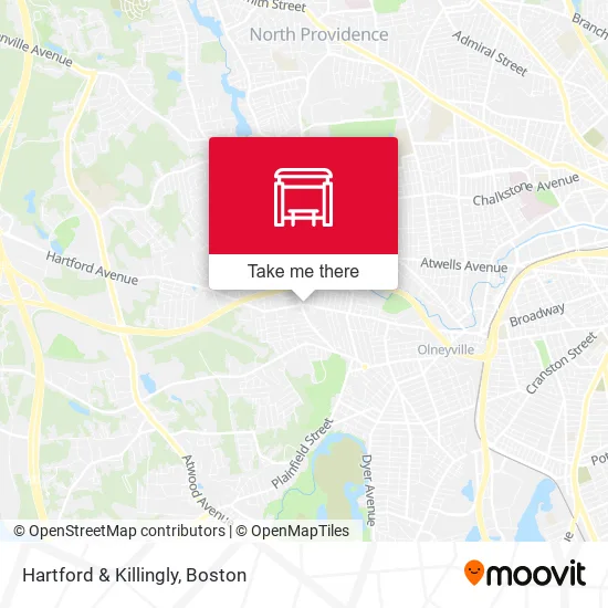 Hartford & Killingly map