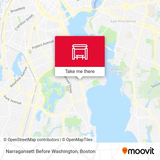 Narragansett Before Washington map