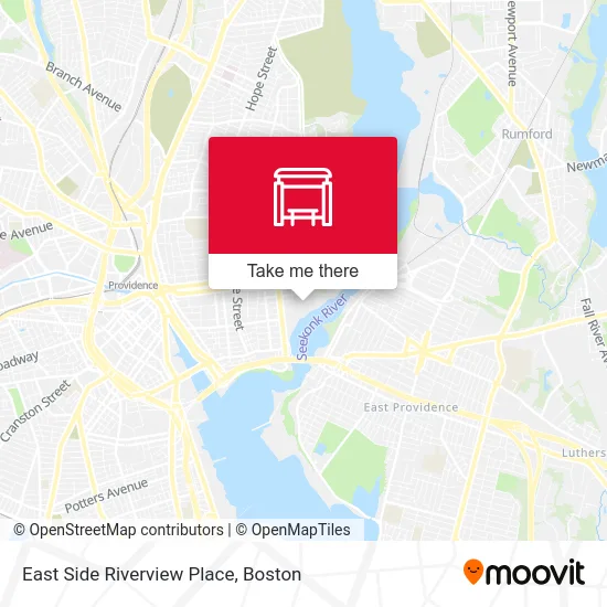 East Side Riverview Place map