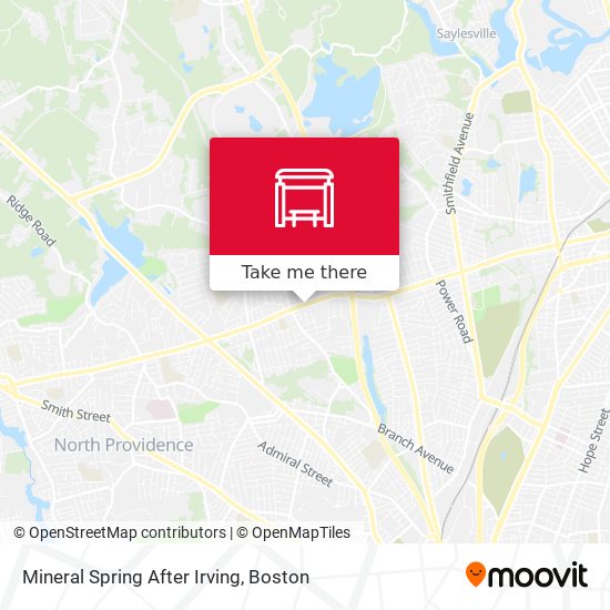 Mineral Spring After Irving map
