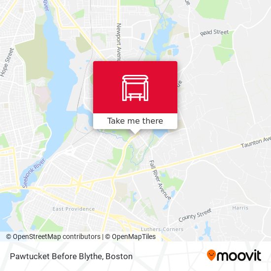 Pawtucket Before Blythe map