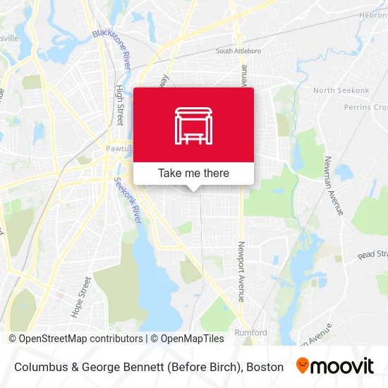 Columbus & George Bennett (Before Birch) map