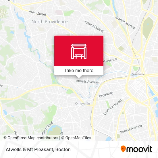 Atwells & Mt Pleasant map