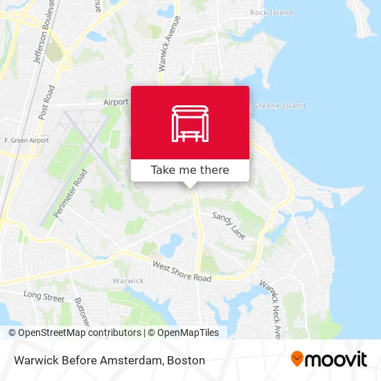 Warwick Before Amsterdam map