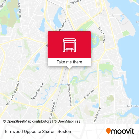 Elmwood Opposite Sharon map