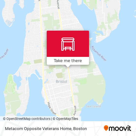 Mapa de Metacom Opposite Veterans Home