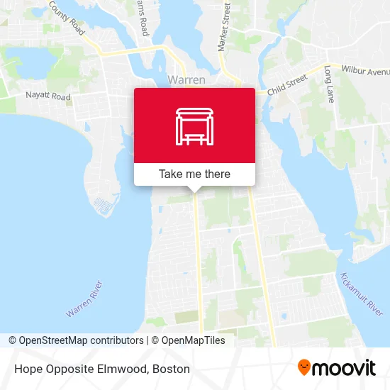 Hope Opposite Elmwood map